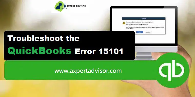Learn how to resolve QuickBooks Error Code 15101
